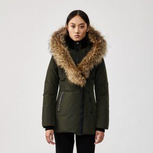 MACKAGE Adali Olive Green Down Coat